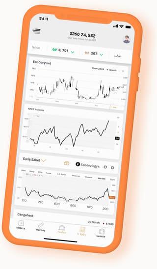 Kovnara Holdings mrežna aplikacija prikazana na mobilnom telefonu